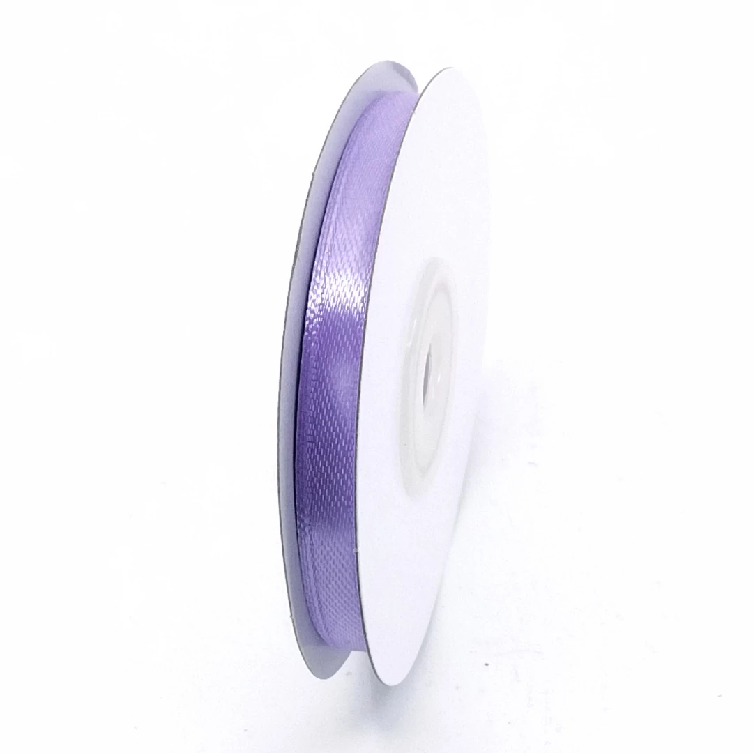 Szatén szalag  6 mm 22,86 m, SS-SZ-06-110 világos lila