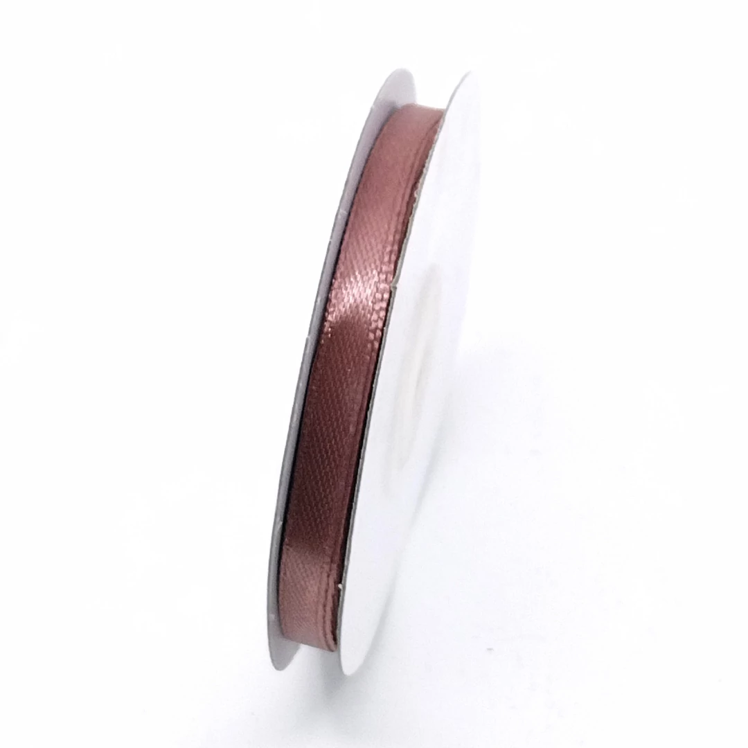 Szatén szalag  6 mm 22,86 m, SS-SZ-06-141 cinnabar