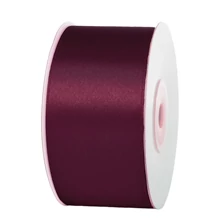 Szatén szalag 38 mm 22,86 m, SS-SZ-38-006 burgundi