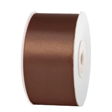 Szatén szalag 38 mm 22,86 m, SS-SZ-38-044 csokibarna