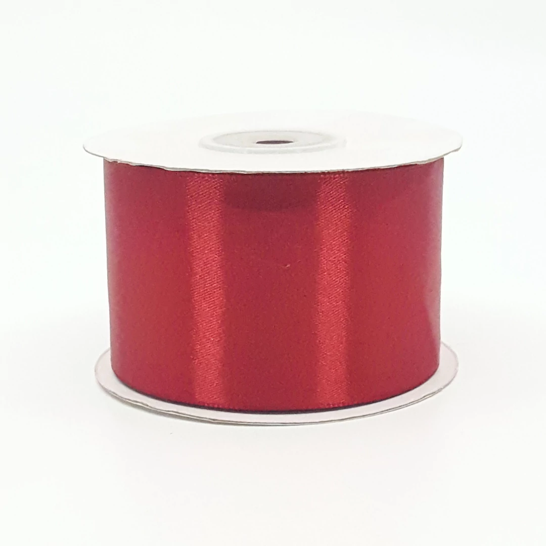 Szatén szalag 50 mm 22,86 m, SS-SZ-50-005 bordó