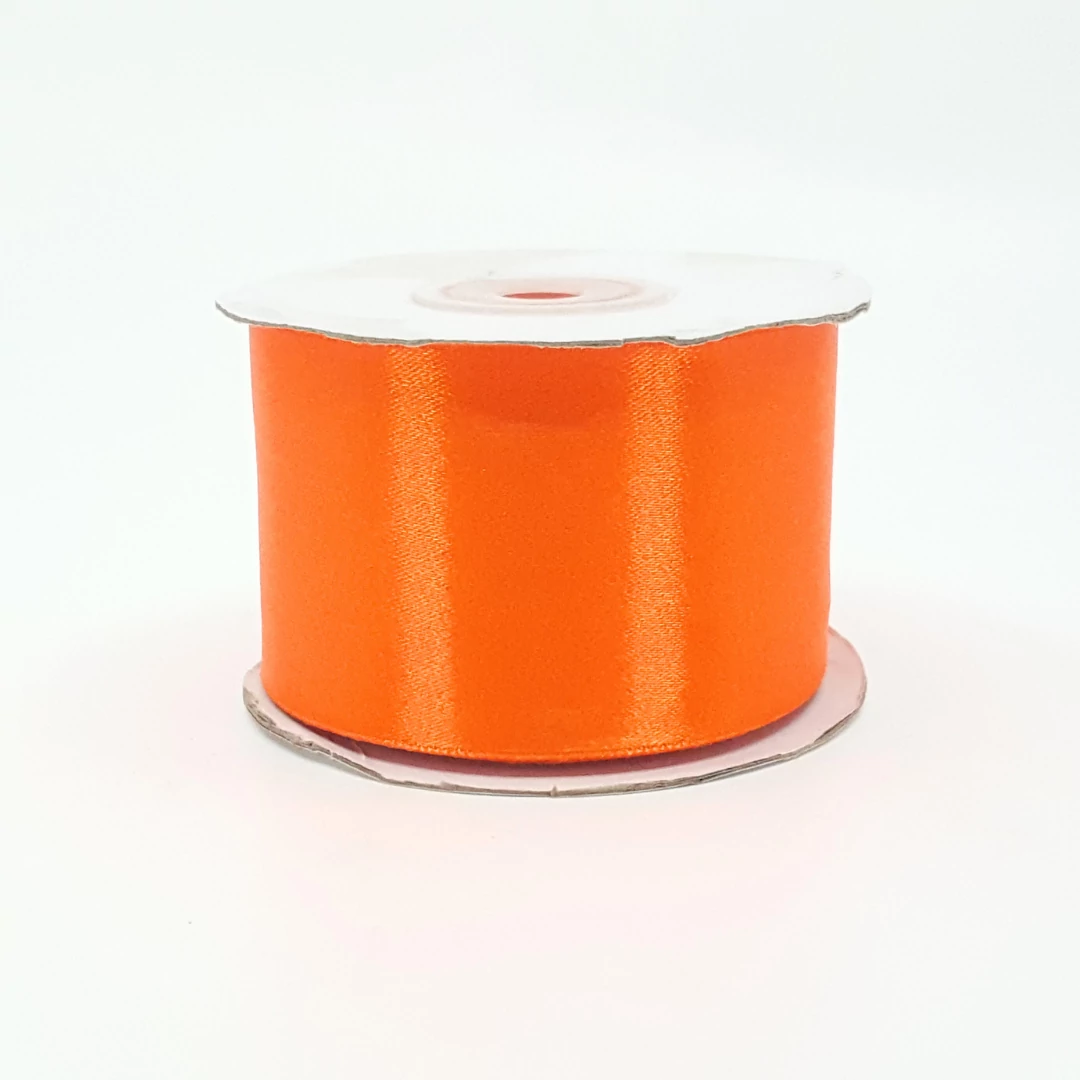 Szatén szalag 50 mm 22,86 m, SS-SZ-50-021 sötét narancs