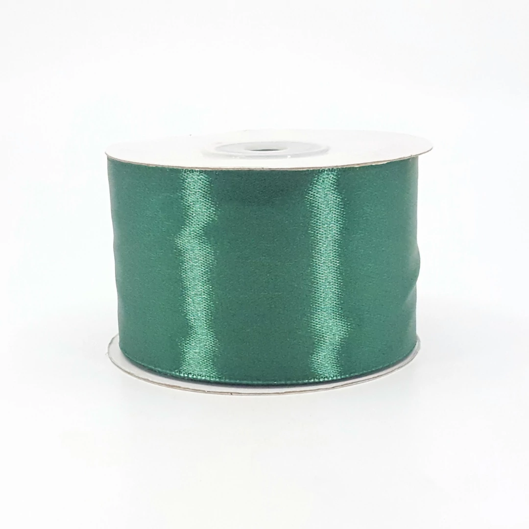 Szatén szalag 50 mm 22,86 m, SS-SZ-50-625 sötét zöld