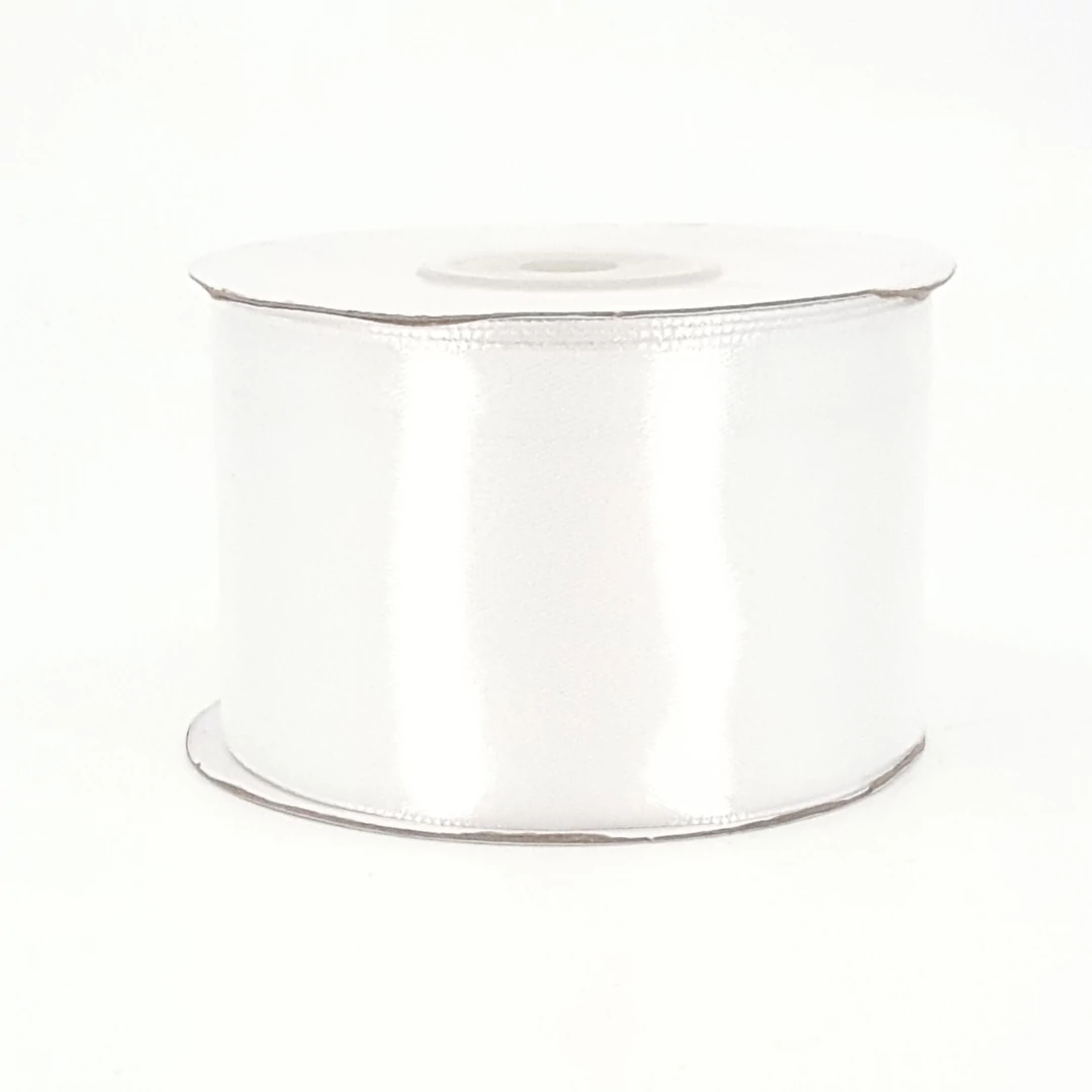 Szatén szalag 50 mm 22,86 m, SS-SZ-50-073 fehér